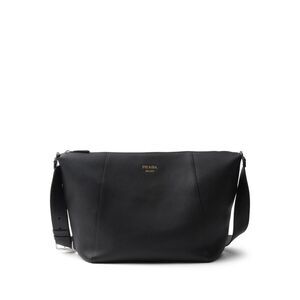 PRADA Nylon Messenger Bag Men BLACK Handbags